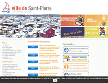 Tablet Screenshot of mairie-stpierre.fr